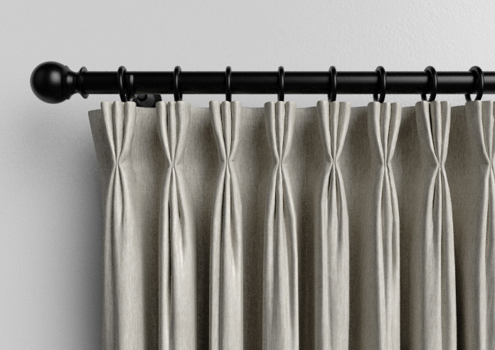 Genoa Faux Silk (Blackout), Sterling Shimmer - Made to Measure Curtains - Image 11